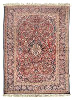 Antique Mohtasham Kashan laine noué main. Iran, 220x132 cm