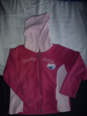 dünne rosa Jacke, Gr. 110