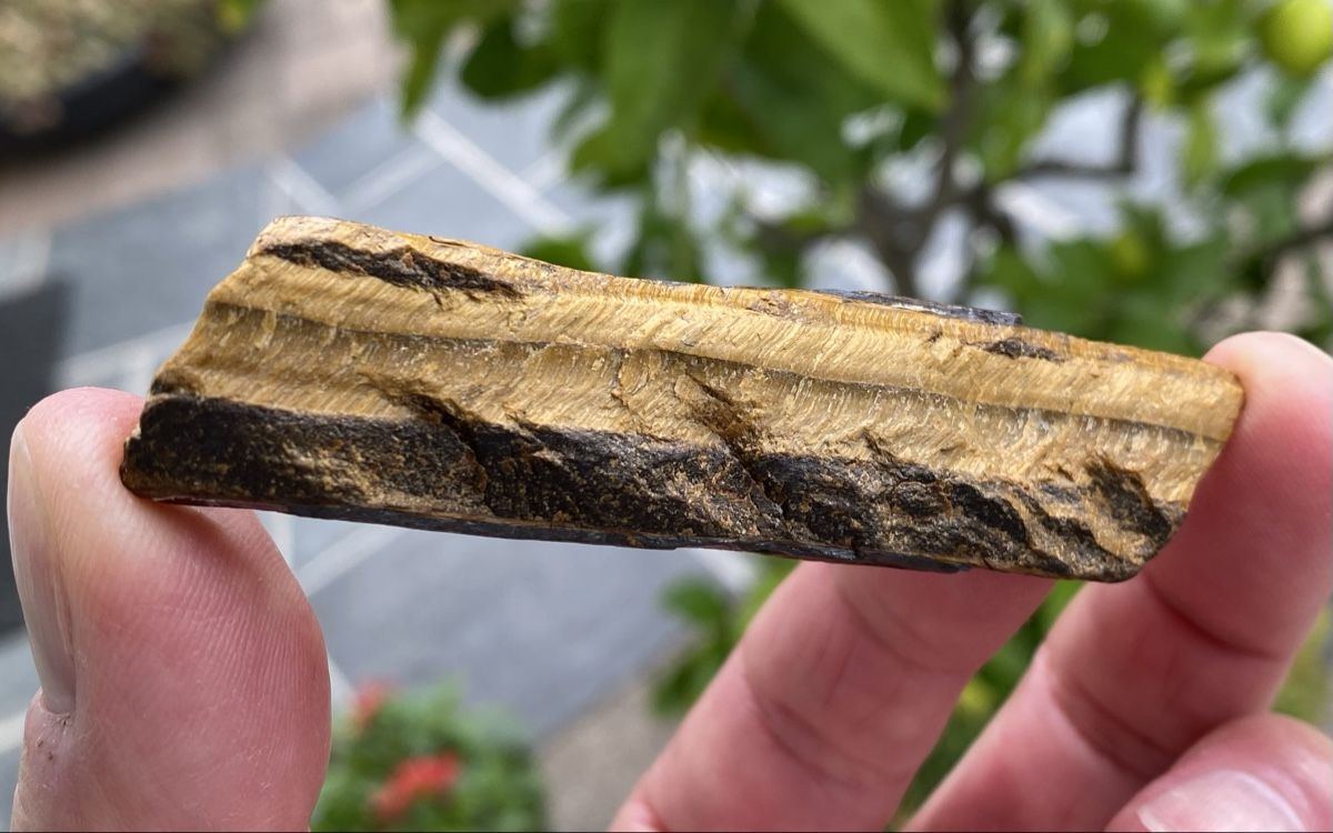 Minerali & Pietre curative: Schönes Stück Tigerauge  – Usato da Selzach venduto da 321compac 2