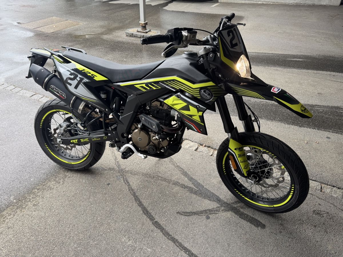 Mondial Strada: Mondial SMX 125 mit GPR Auspuff – Usato da Spiez venduto da Thalwalu 2