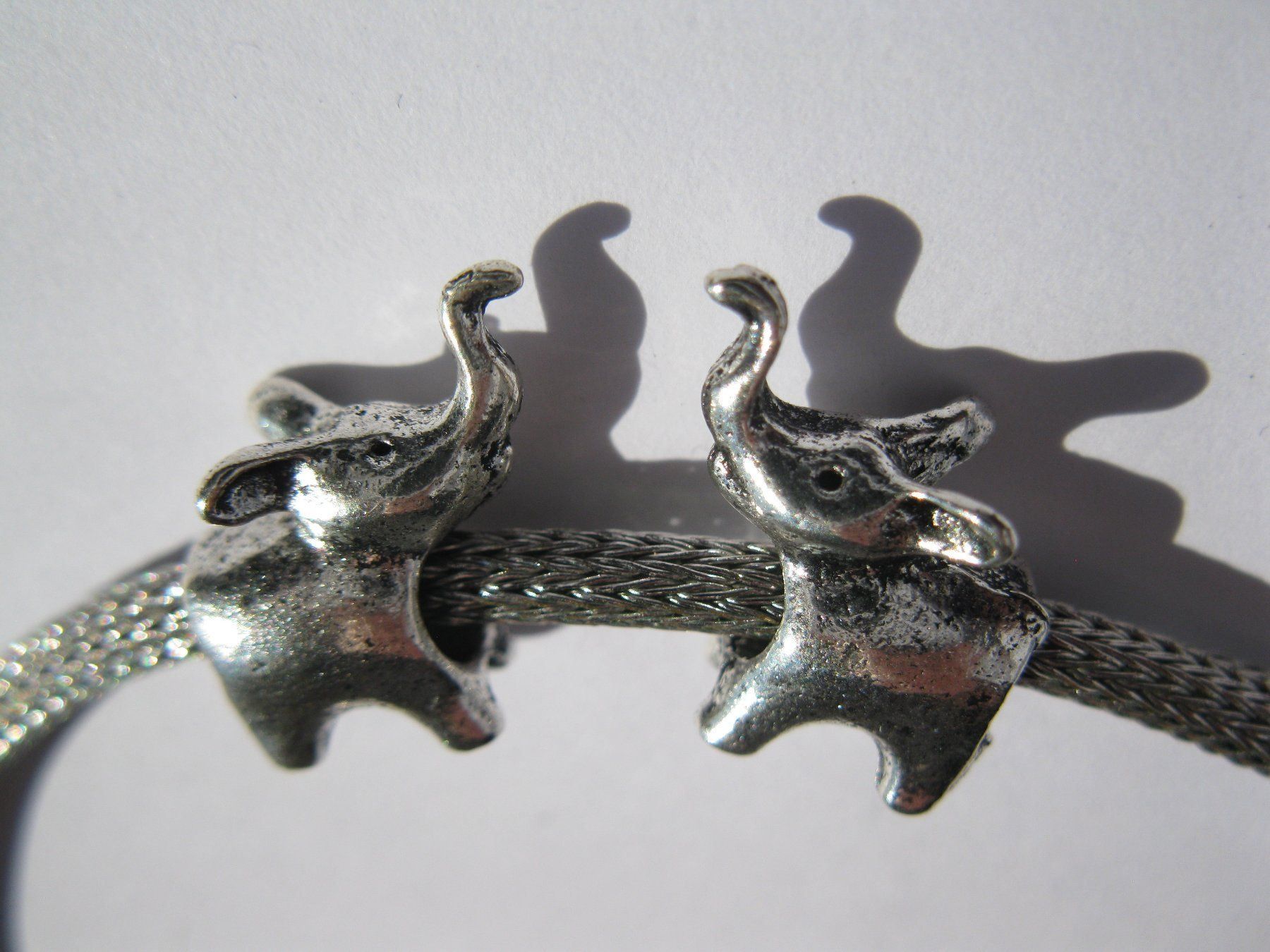 Perle (finte): 2 Metallperlen, Grosslochperlen, Beads Elefant – Nuovo e nell'imballaggio originale da St. Margarethen TG venduto da LuanaKa 2