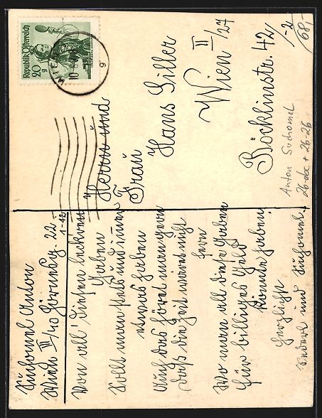 Cartes postales: Handgemalt sign. Anton Suchamel: Stilleb – D'occasion à Berlin par bartko-reher 1
