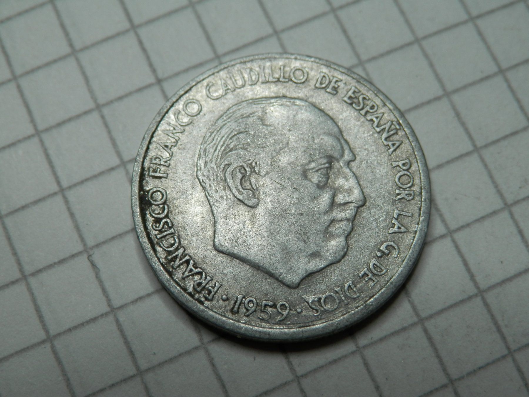 Alle Münzen: Spanien 10 Centimos, 1959 – Gebraucht aus Weiach von weiach81