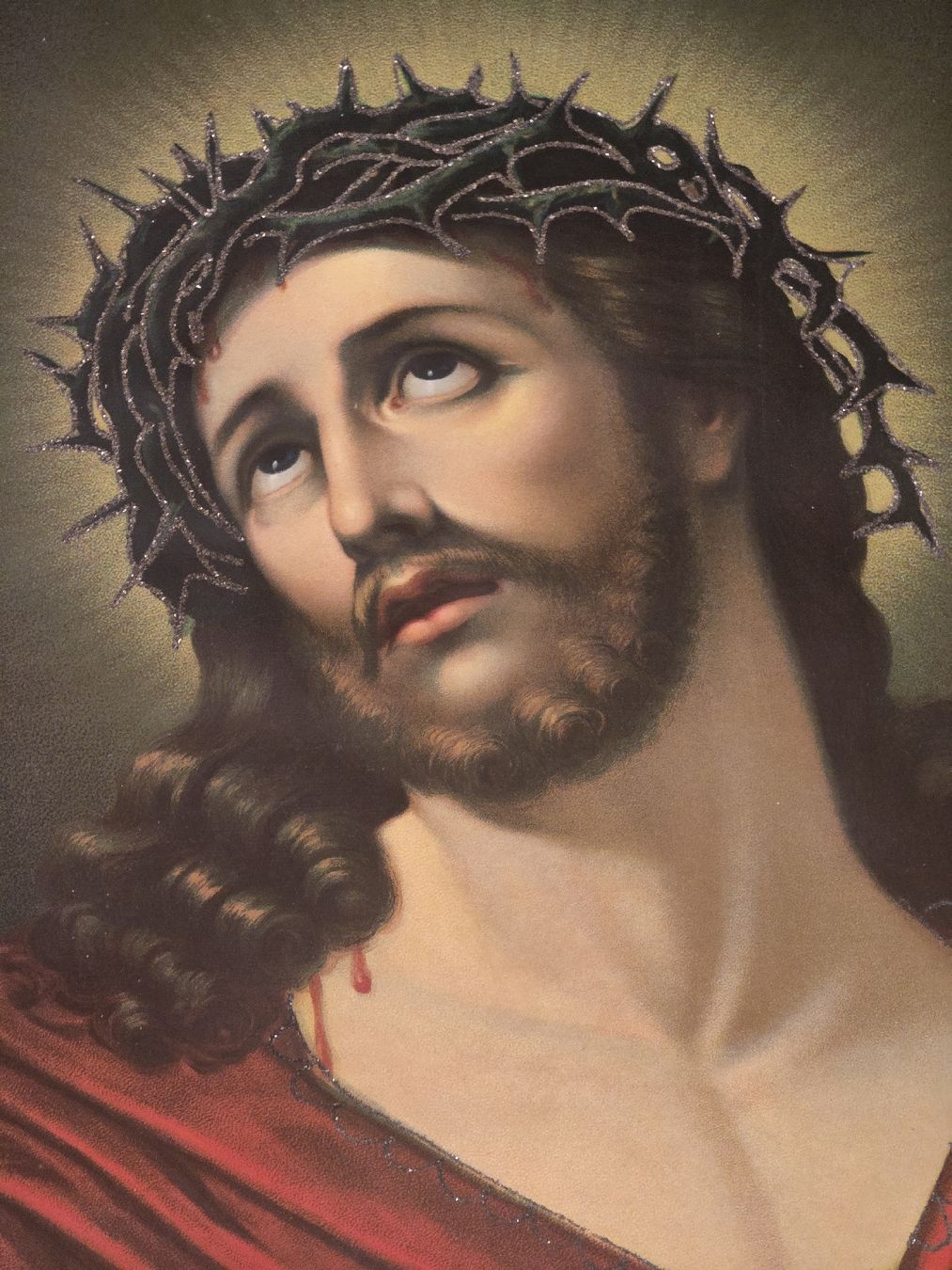 Foto & Immagini: Jesus und Maria 1920, 2 Andachtsbilder – Usato da Baden venduto da swiss-alps 4