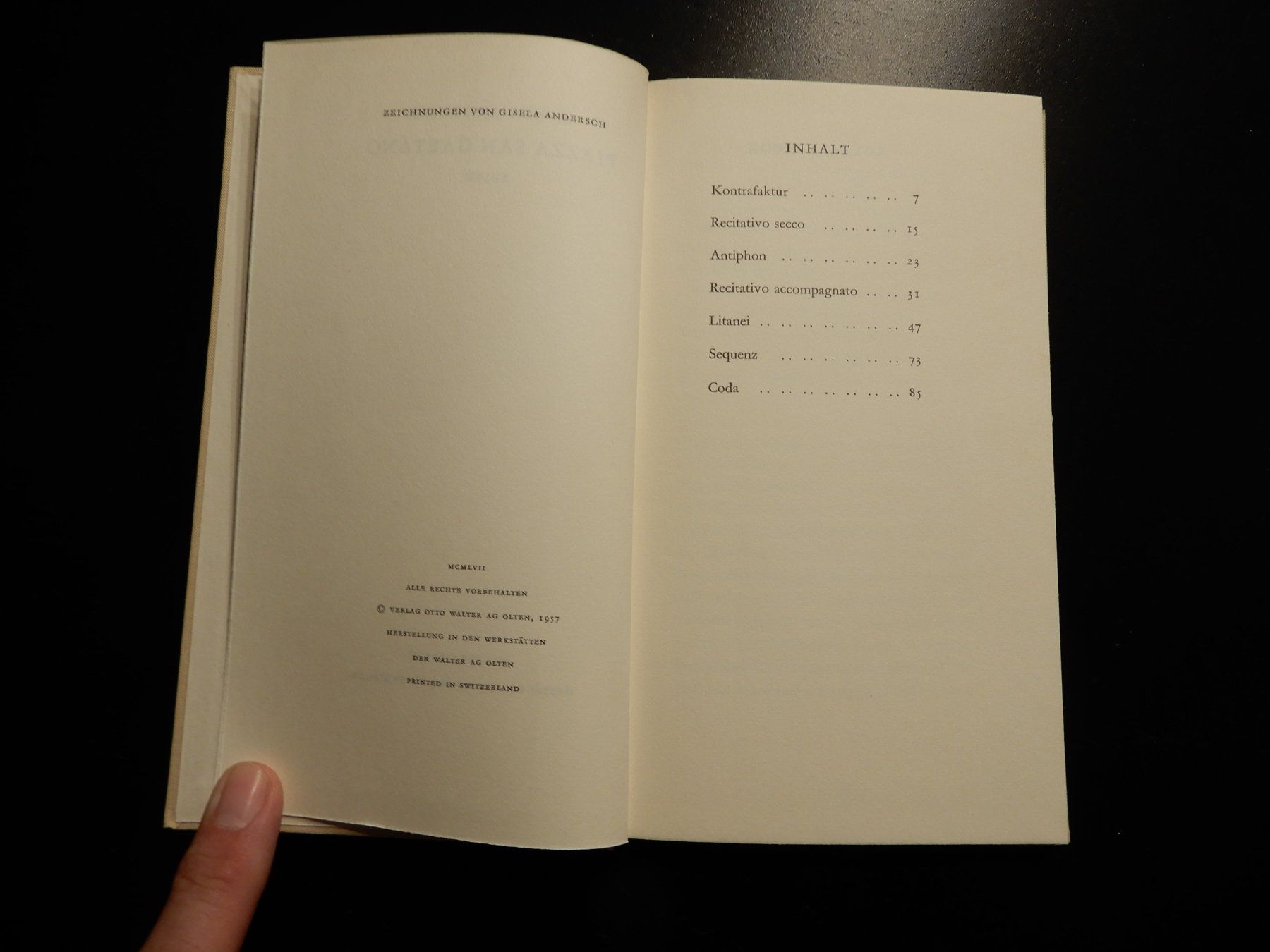 Bücher: Alfred Andersch Piazza San Gaetano Suite – Gebraucht aus Erstfeld von Mario_boe0 2