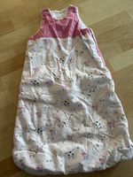 Schlaf-Sack Gr. 70 war gefüttert rosa Bauernhoftiere