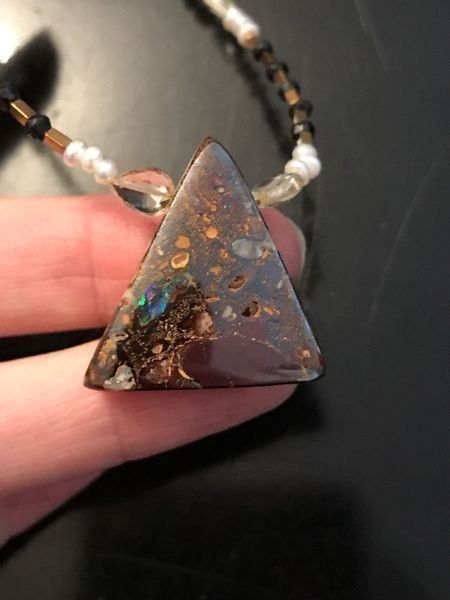 Catenine: Opal, Citrin, Spinell, Süsswasserperlen! – Nuovo (secondo la descrizione) da Basel venduto da Chili007 4