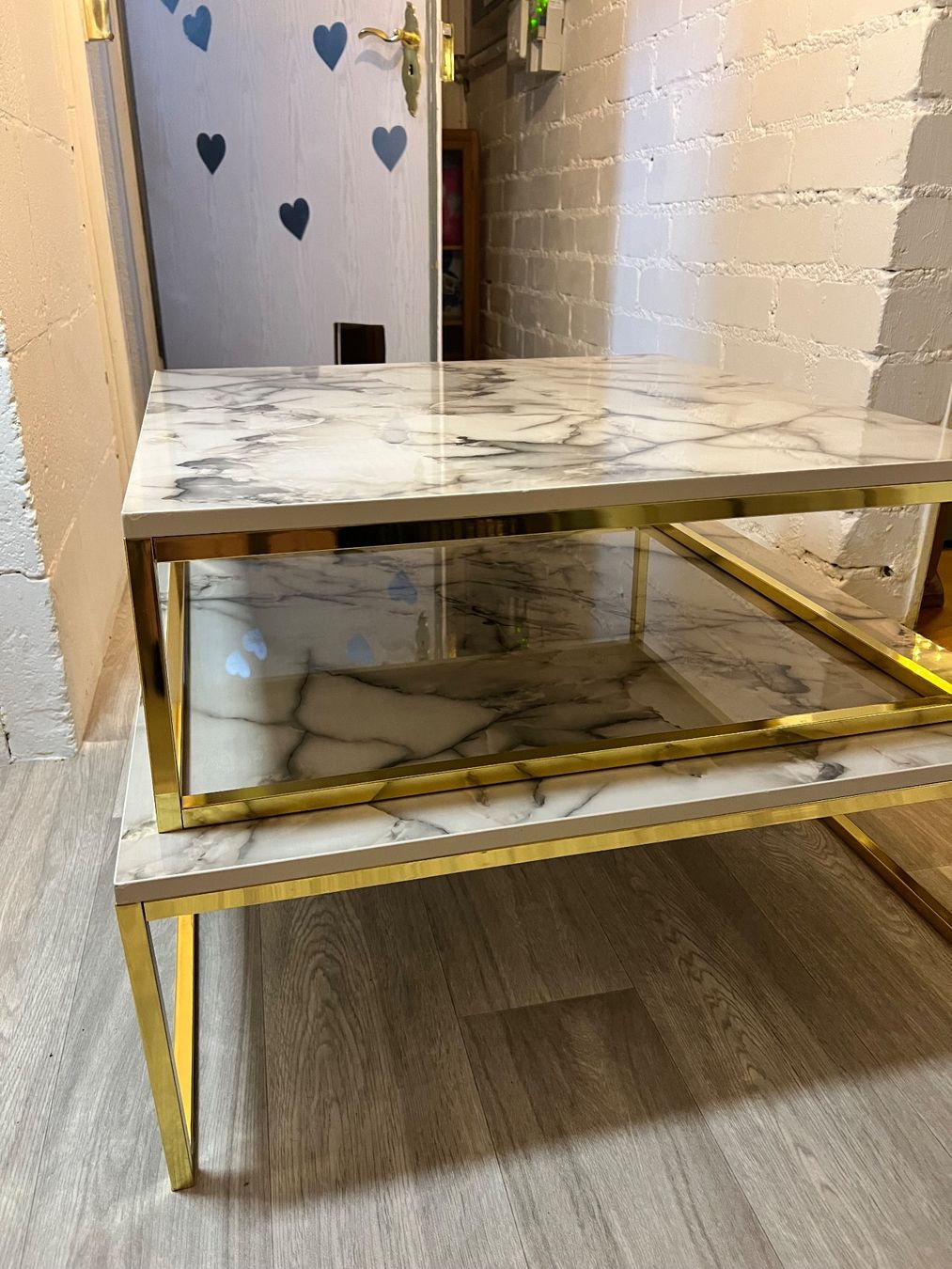 Tavoli: Marmor Beistelltisch Set 2 Stk. – Usato da Solothurn venduto da Jasminxara 2