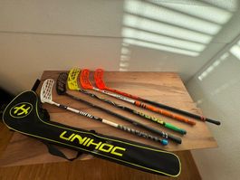 Unihockeyschläger Set inklusive Tasche