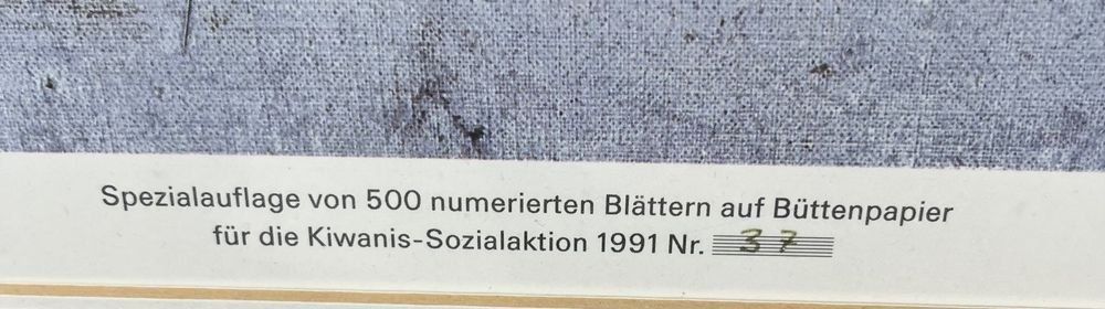 Grafica & Litografie: Hans Erni - Mutter mit Kind - signiert, nummeriert 37/500 – Usato da Hinwil venduto da Chnap 2