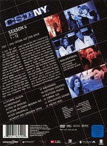 Tutti i DVDs: C.S.I.: NY  Staffel 4  Episoden 1 -12 – Usato da Ebikon venduto da Moviefreak01 1