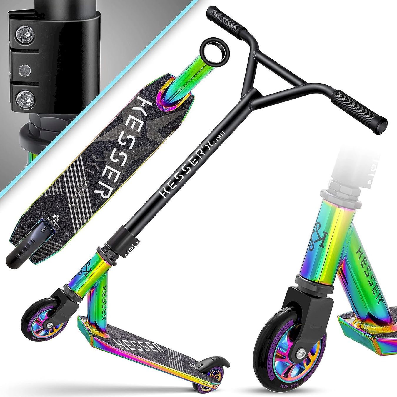 Giocattoli: KESSER Stunt Scooter rainbow – Nuovo e nell'imballaggio originale da Bottighofen venduto da zaap 1