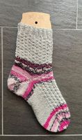 SOCKEN HANDGESTRICKT AUS WOLLE - WOLLSOCKEN -CA GRÖSSE 35/36