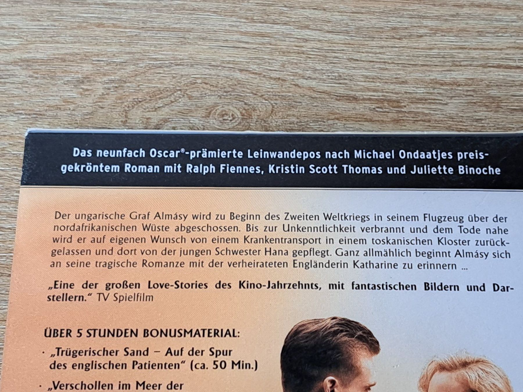 Tutti i DVDs: Der Englische Patient  3-Disc Arthaus Premium Collection – Nuovo (secondo la descrizione) da Unterseen venduto da Kanica 4