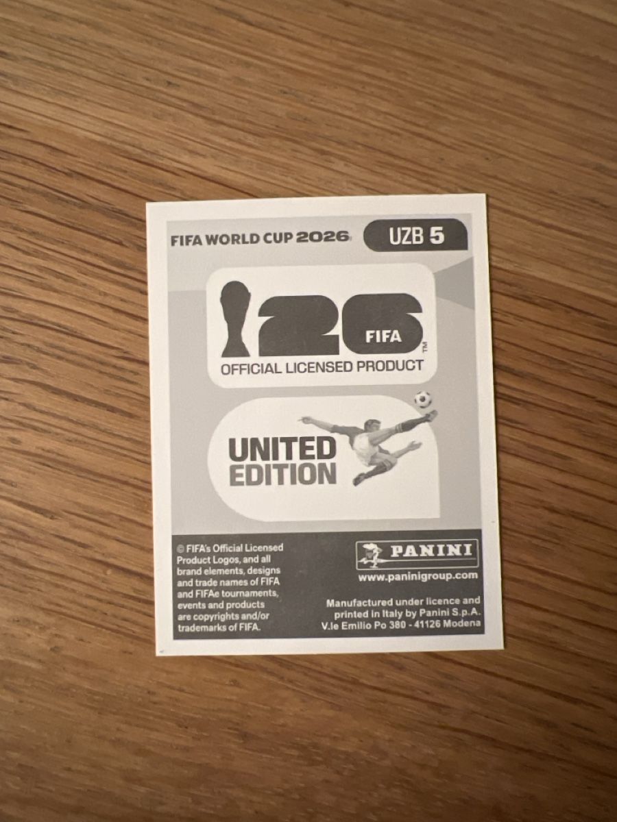 Panini Sammelbilder & Trading cards: FIFA World Cup 2026 Sticker Umar Eshmurodov UZB 5 Panini – Neu (gemäss Beschreibung) aus Grüt (Gossau ZH) von BOOOTSY 1