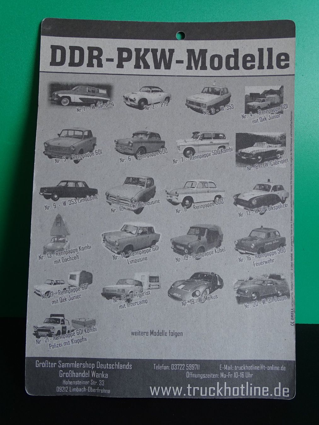 Ddr Pkw Anhnger Typen