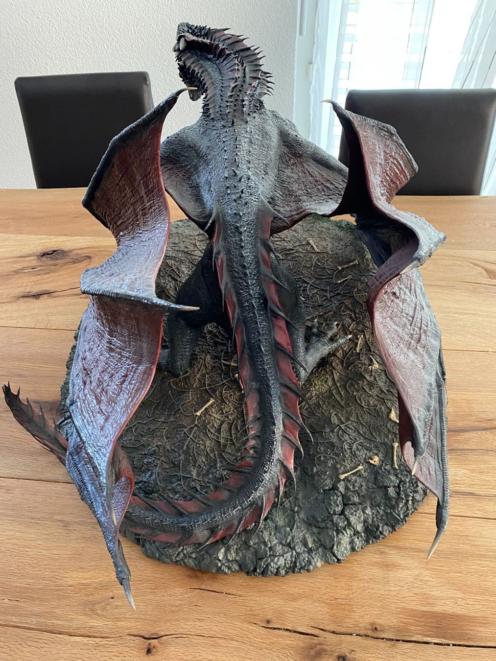 Sculture & Statue: Game of Thrones Drogon 1/6 Drachen Statue Got/HotD – Usato da Au SG venduto da Neltras 2