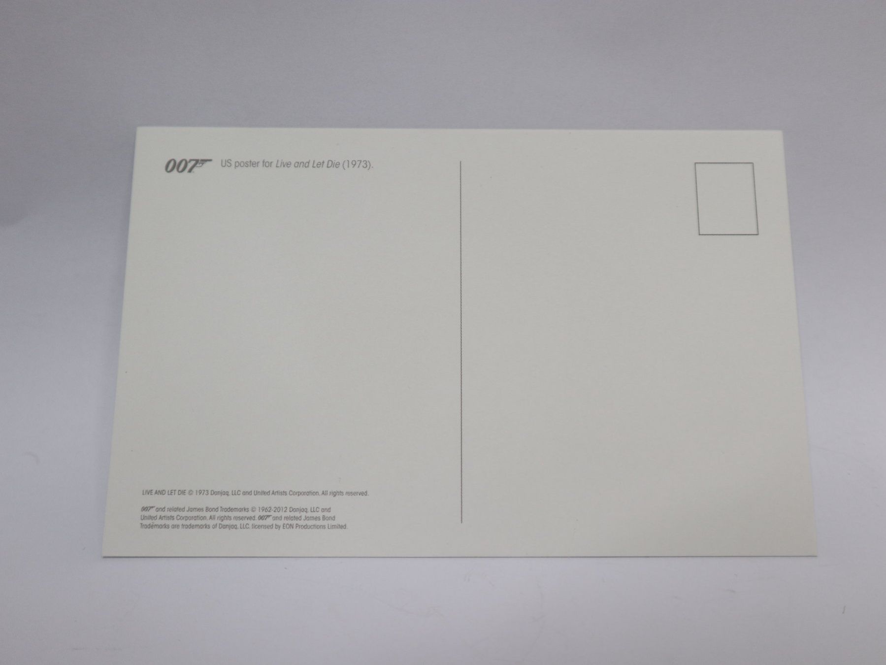 AK 007 James Bond Live And Let Die (Neu (gemäss Beschreibung)) in