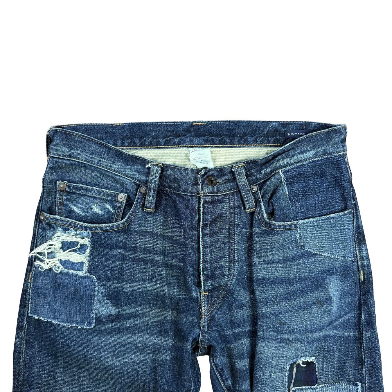Ralph Lauren Jeans: Vintage Ralph Lauren Rugby Patchwork Jeans  - M – Gebraucht aus Herisau von 1asupply 3