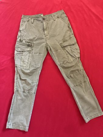 Old Khaki Cargohose Herren Grösse 34 Baumwolle khaki