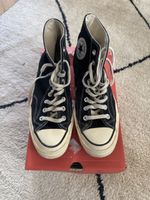 Baskets Converse Chuck 70 Hi Noires. Taille 41 👟
