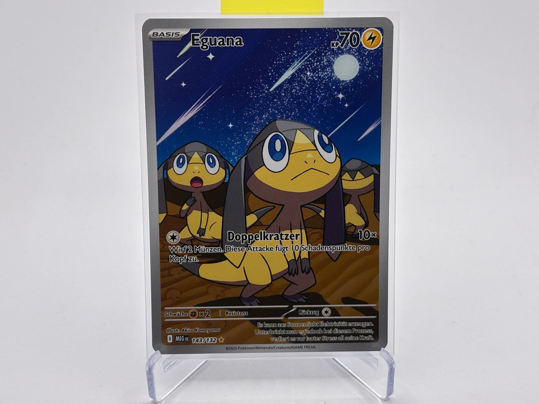 Pokémon Sammelbilder & Trading cards: Mega-Entwicklung - Eguana  (MEG 143) - DE – Gebraucht aus Allschwil von Bullach