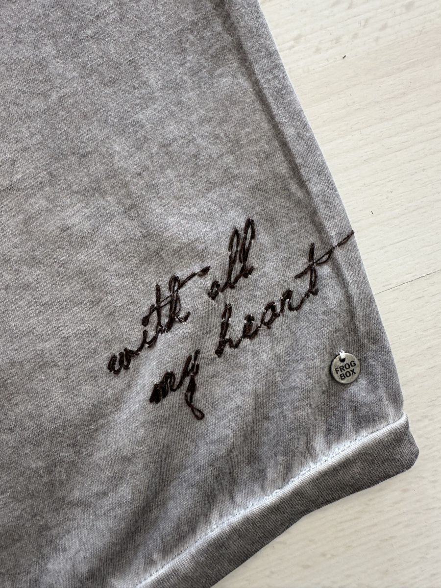 Top: Magnifique sweat-shirt FrogBox à paillettes L – Nuovo (secondo la descrizione) da Monthey venduto da Ben1 2