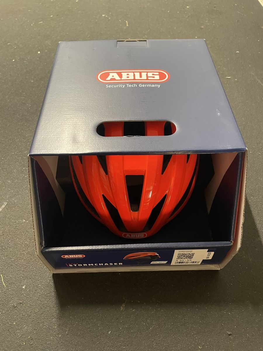 Abus Casques: Velohlem ABUS Stormchaser rot neu mit Box – Neuf avec emballage d'origine à Oberrieden par alpswiss 1