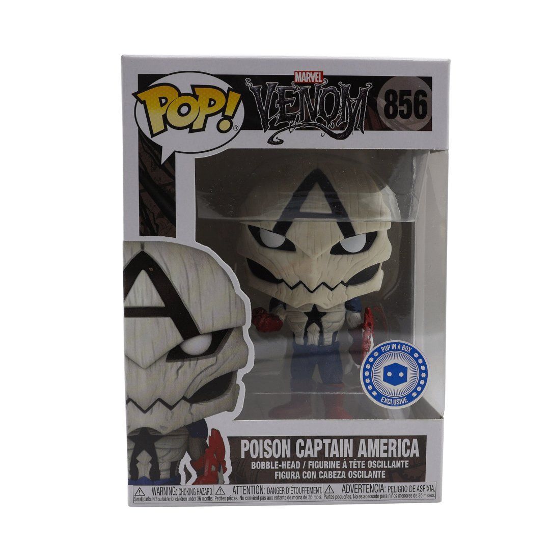 Funko Figuren: Poison Captain America #856 Funko POP Marvel – Neu und originalverpackt aus Paudex von dindeboy