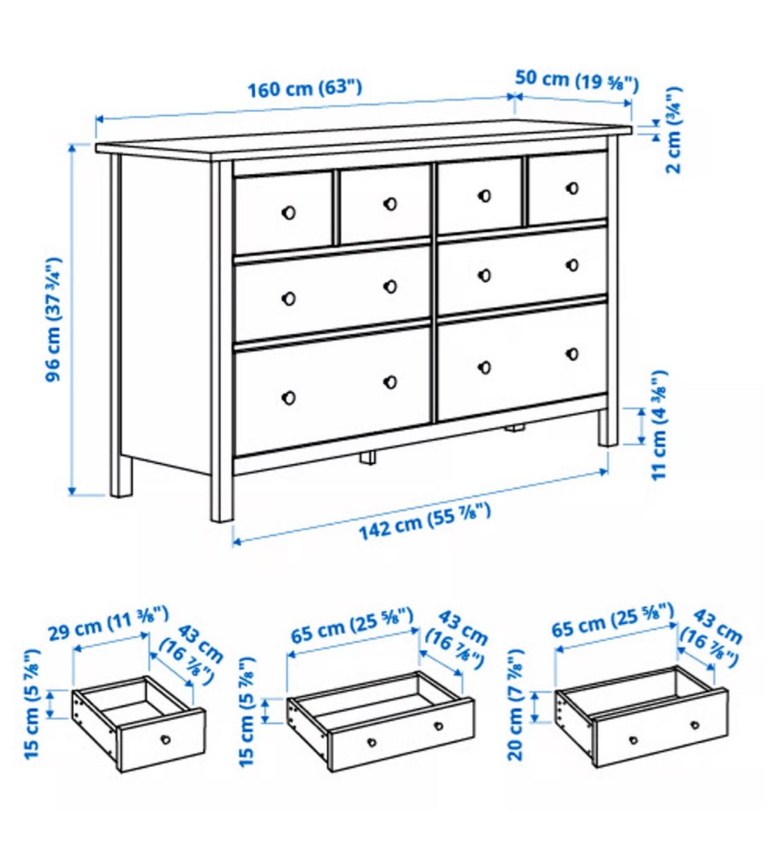 Cassettiere: IKEA Hemnes Kommode – Usato da Ostermundigen venduto da k.lehmann 3