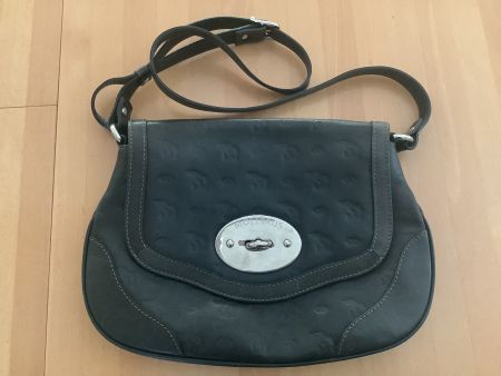 MAISON MOLLERUS Umhängetasche aus Leder mit MM-Prägung