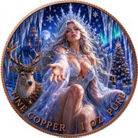 1 OZ Kupfermünze "Eis Königin"