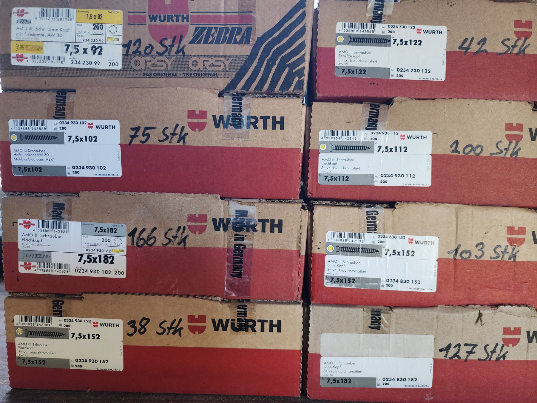 Würth Tutti gli attrezzi: direktmontageschrauben – Nuovo (secondo la descrizione) da landiswil venduto da Confipat