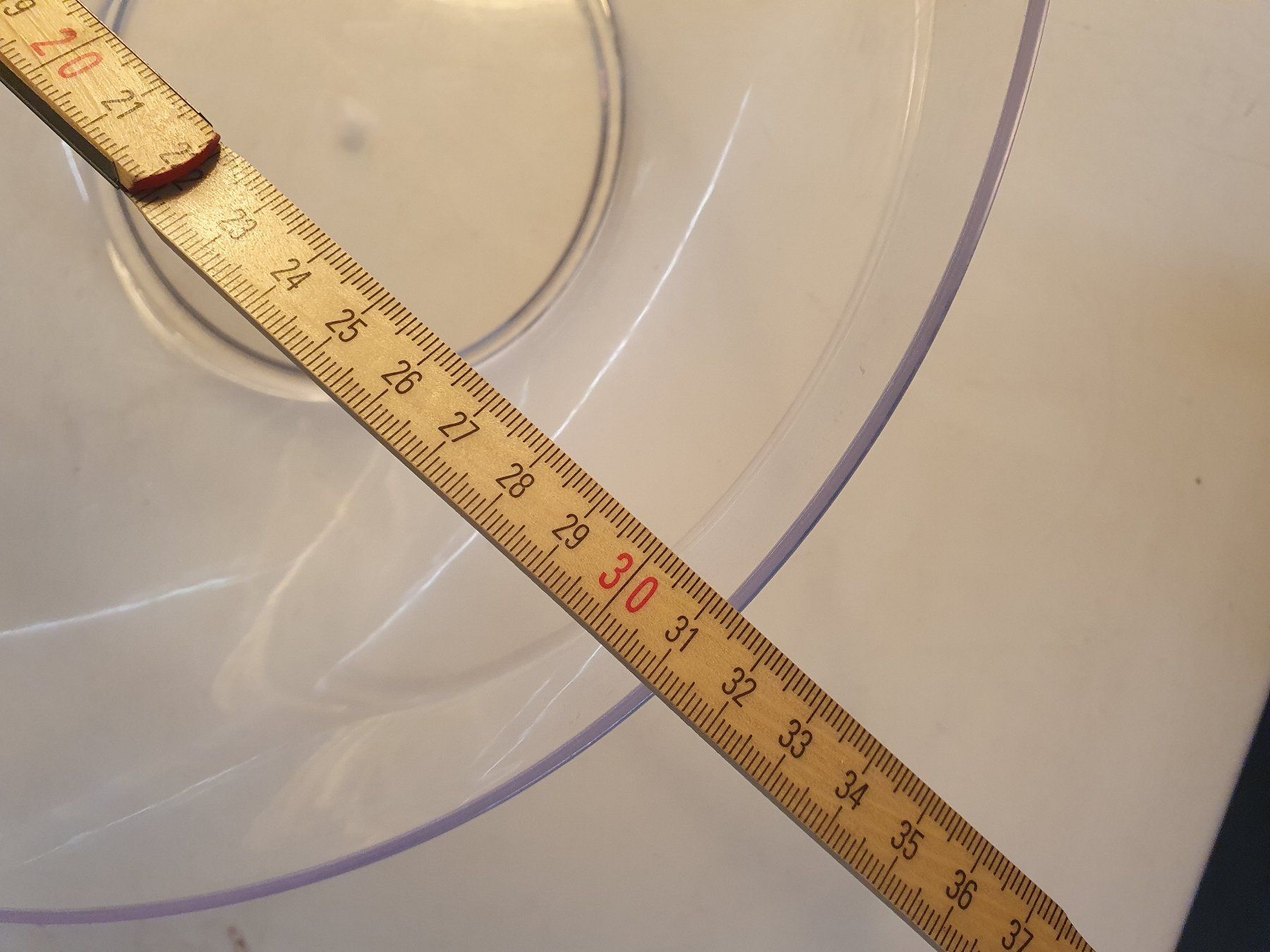 Ciotole: Salatschüssel Kunststoff transparent 31 cm – Usato da Zürich venduto da loosebone 2