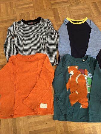Lots de tshirt manches 116cm
