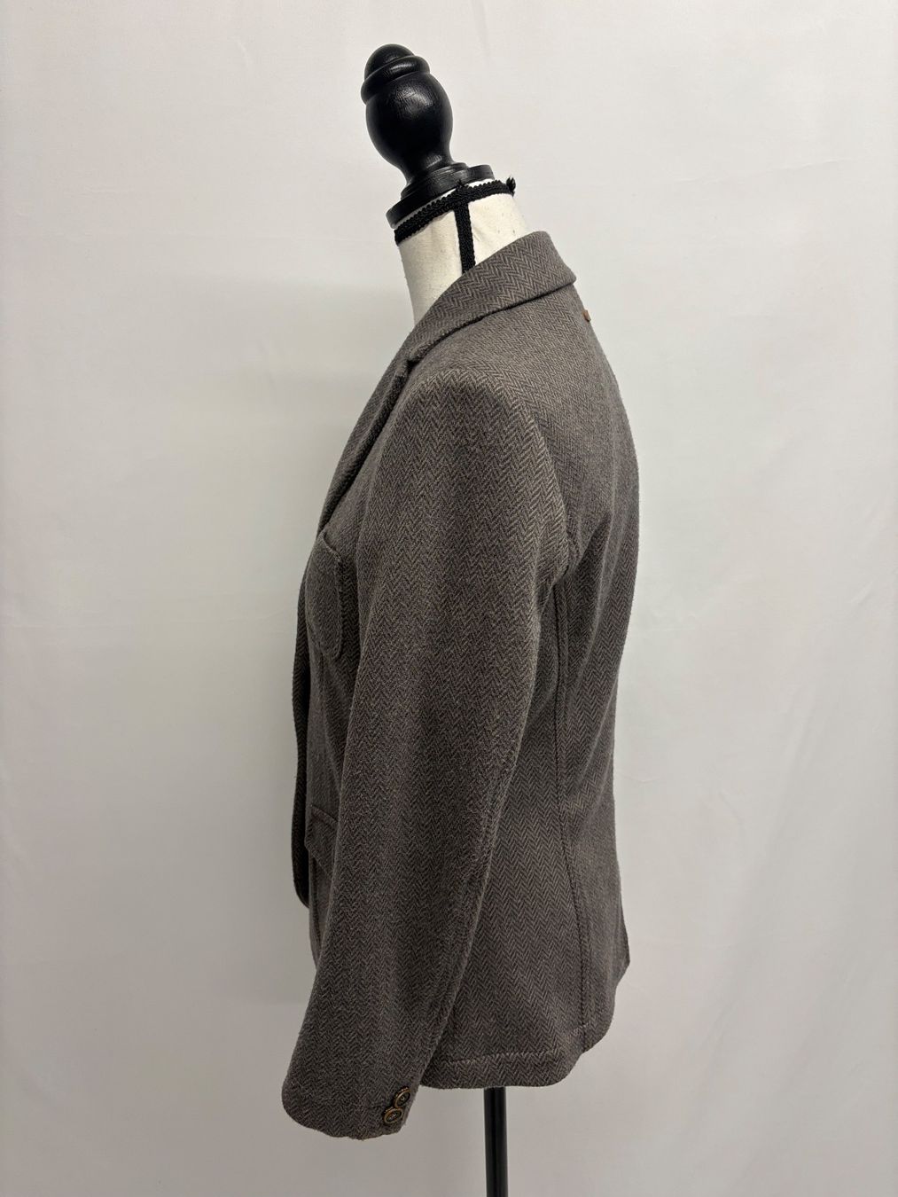 Camel Giacche: Camel Active Blazer braun 36 Fischgratmuster Baumwollstretch – Usato da Regensdorf venduto da secondchancefashion 2