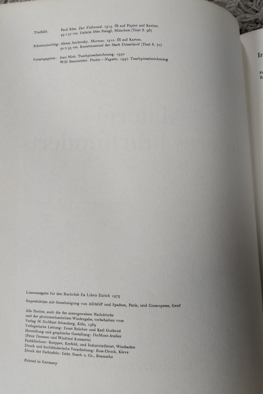 Libri: Kunstbuch "Malerei unseres Jahrhunderts" – Usato da Muri AG venduto da Thuja99 3