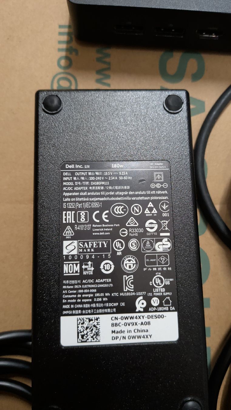 Dell Docking station: Dell Thunderbolt Dock WD19TBS – Usato da St. Niklausen LU venduto da Sebastian-D 1