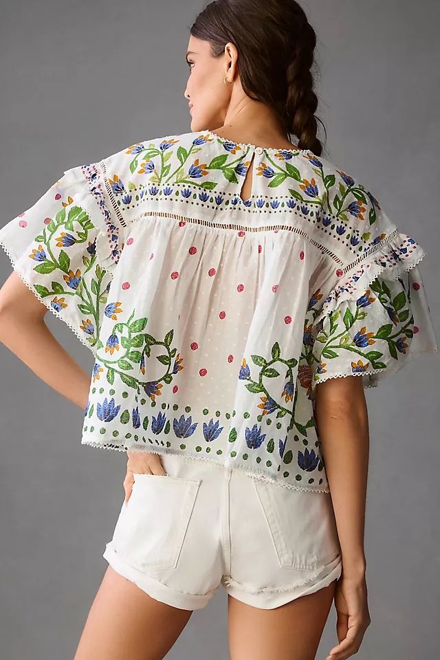 Farm Rio Camicette: Farm Rio Floral Cotton Blouse – Usato da St.Josefen venduto da lop_lh8d 5