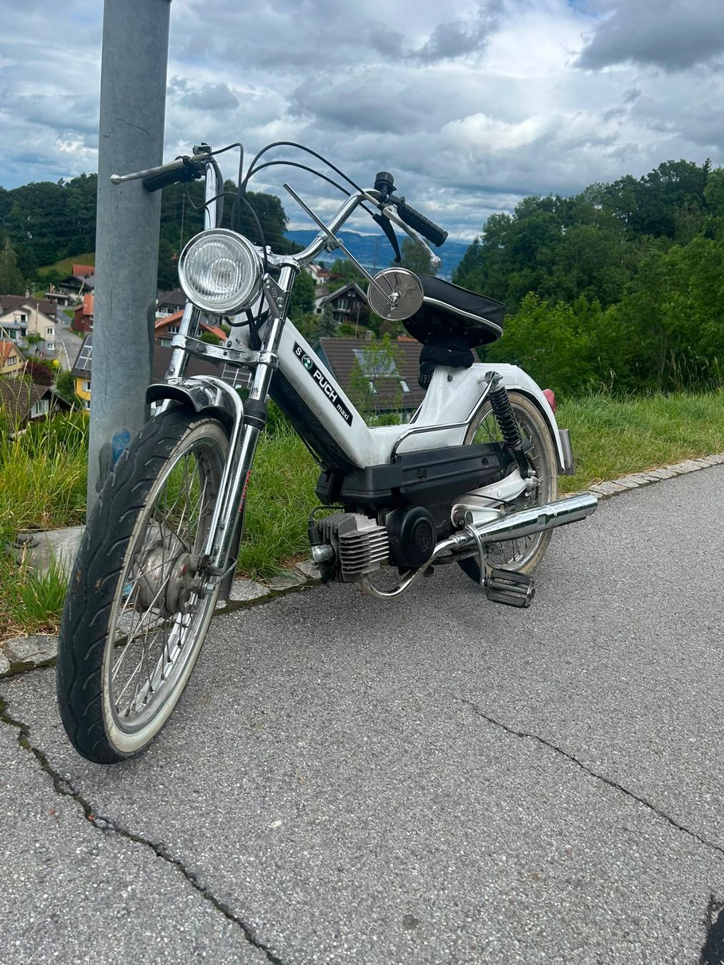 Puch Mofas: Puch Maxi S weiss – Gebraucht aus Heerbrugg von Manuela.Gschwend 4