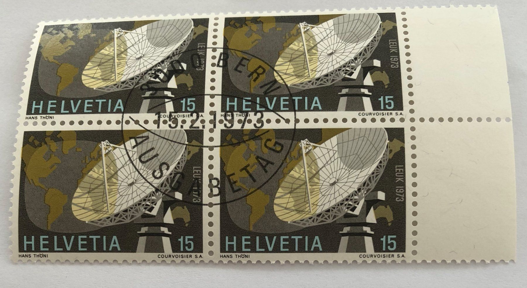 Tutti i francobolli: CH 4 er Block mit Vollstempel     – Usato da Aarau venduto da Billa007