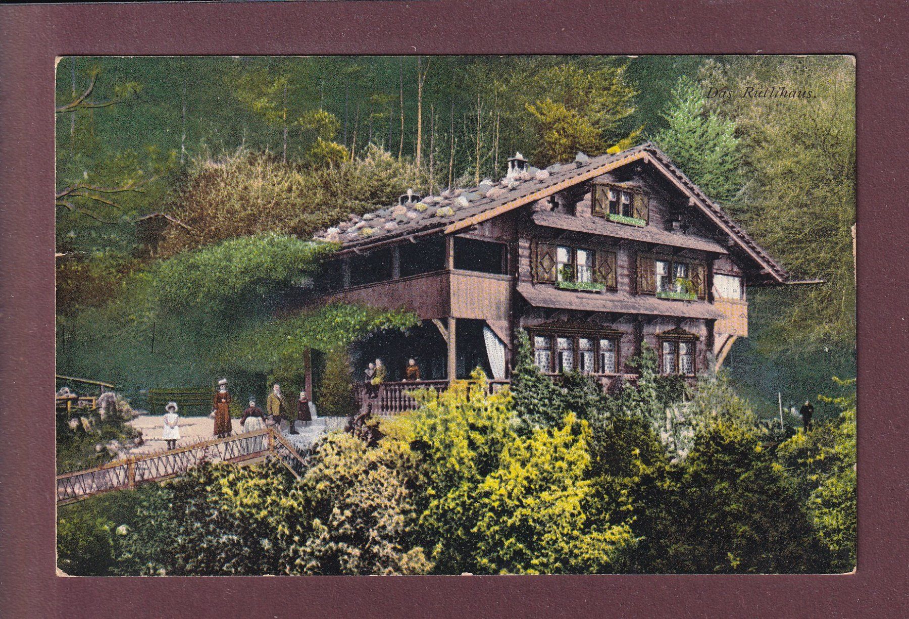 Cartoline postali: RÜTLI - 1911 – Usato da Pully venduto da nicecards