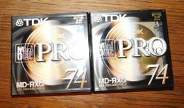 2 TDK Minidisk, neu und eingeschweisst