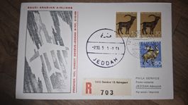 Saudi Air Lines Geneve - Jeddah 02.10.1969