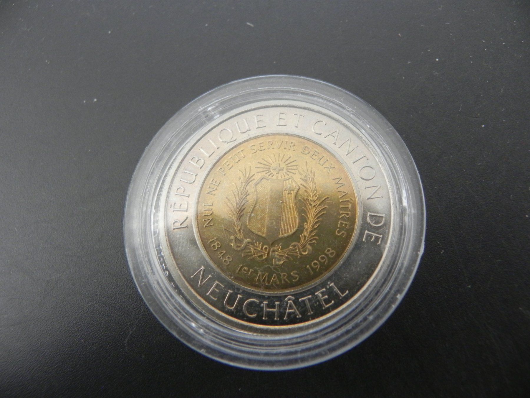 Medaglie: Neuchâtel 1 Alexis 1998 - 10 Francs – Usato da Biel/Bienne venduto da Gogolozi 1
