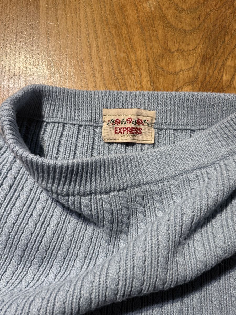 Jupes: vintage Rock EXPRESS hellblau Strick Grösse S – D'occasion à Siebnen par koschitoschi 1