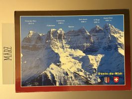 AK von Dents du Midi / Bergpanorama