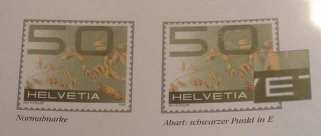 Alle Briefmarken: 1281Ab1, schwarzer Punkt in E postfrisch – Neu (gemäss Beschreibung) aus Baden von Eggi 1