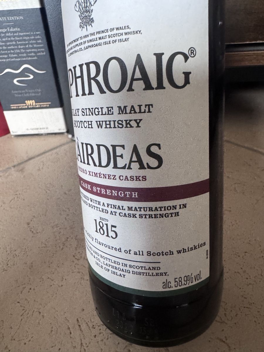 Laphroaig Spirituosen: Laphroaig Cairdeas Pedro Ximenez Casks Cask Strength 700ml – Neu und originalverpackt aus Hergiswil NW von wert721 5