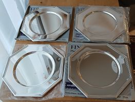 4 Platzteller Finesse versilbert 33 cm neuwertig 